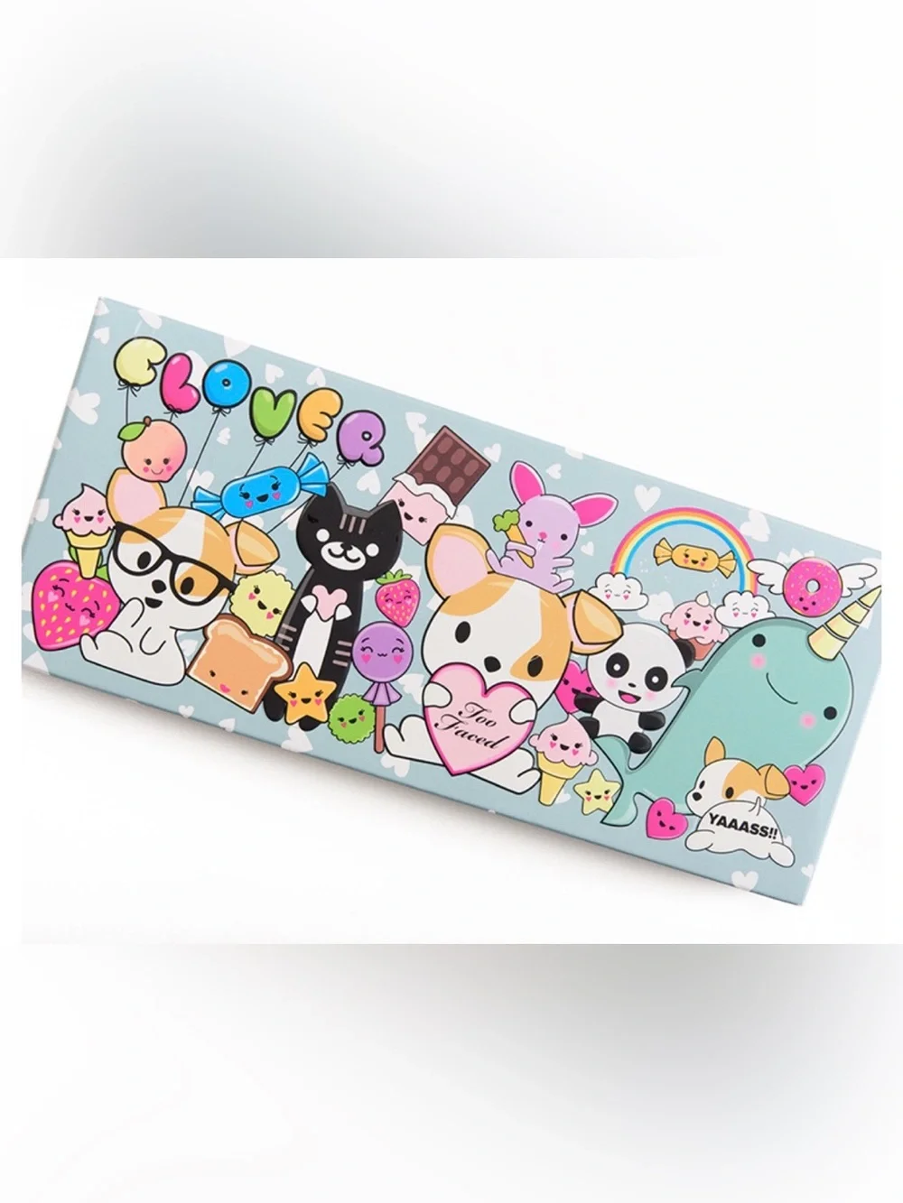 NWOB Too Faced Clover Eyeshadow Palette Limited Edition Bold Colorful Animal